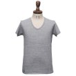 画像16: 【RE PRICE/価格改定】ガラガラ紡Vネック半袖Tシャツ【MADE IN JAPAN】『日本製』/ Upscape Audience (16)