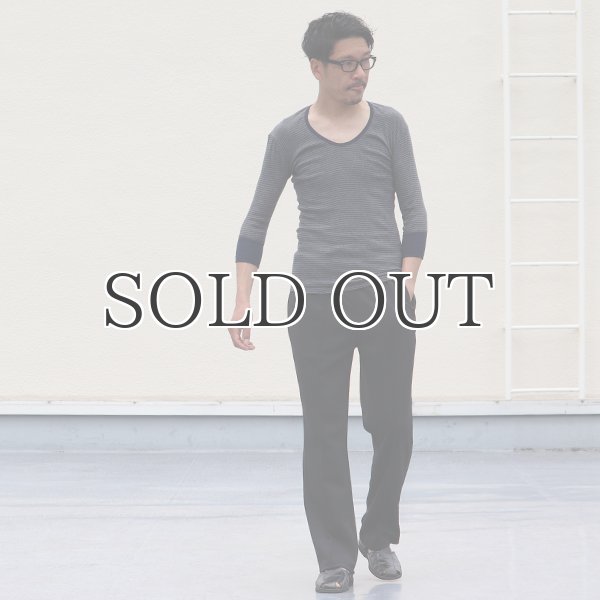 画像8: 別注USA製Uネック7分袖Tシャツ / Miller × Audience (8)