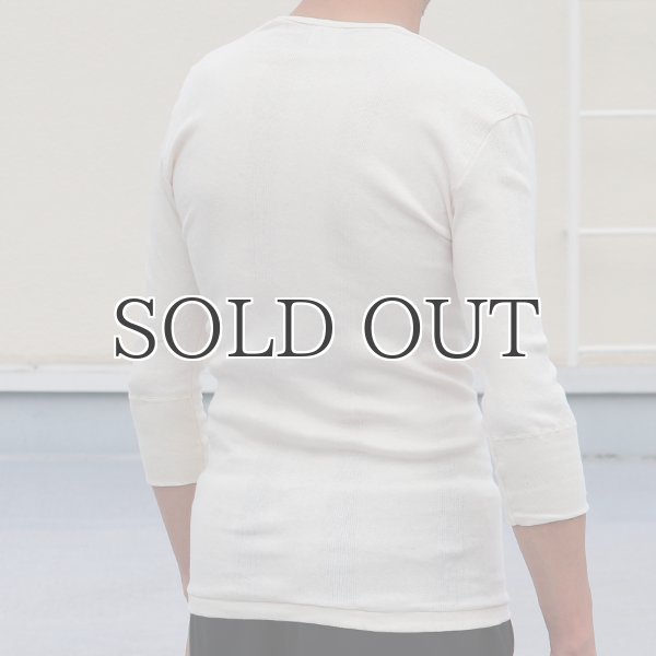 画像6: 別注USA製Uネック7分袖Tシャツ / Miller × Audience (6)