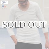 画像: 【RE PRICE / 価格改定】別注USA製Uネック7分袖Tシャツ / Miller × Audience