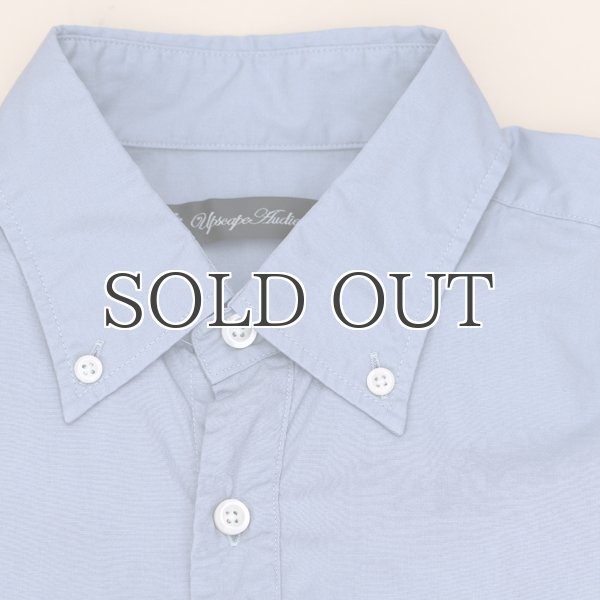 画像6: シャーリングボタンダウン長袖シャツ【MADE IN JAPAN】『日本製』/ Upscape Audiencre (6)