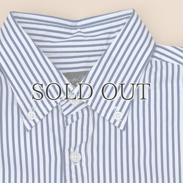 画像6: シャーリングボタンダウン長袖シャツ【MADE IN JAPAN】『日本製』/ Upscape Audience (6)