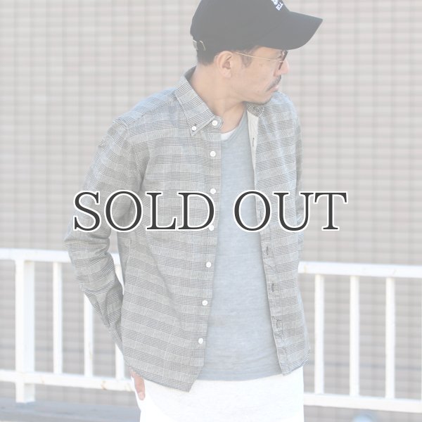 画像5: シャーリングボタンダウン長袖シャツ【MADE IN JAPAN】『日本製』/ Upscape Audience (5)