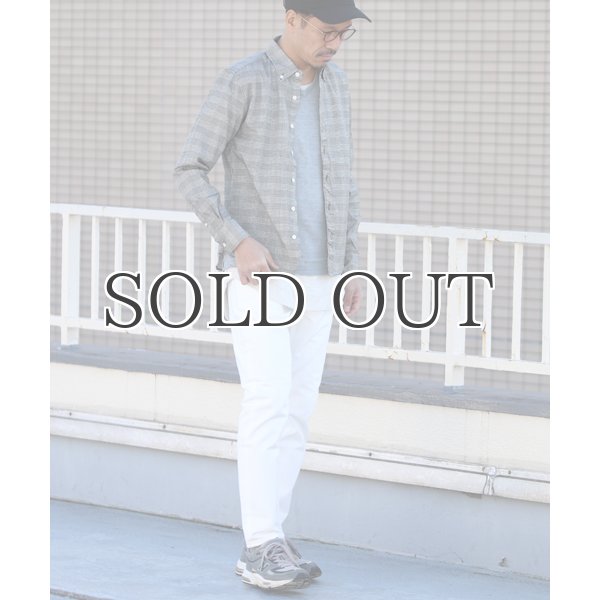 画像8: シャーリングボタンダウン長袖シャツ【MADE IN JAPAN】『日本製』/ Upscape Audience (8)