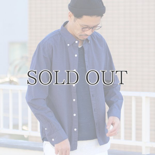 画像5: シャーリングボタンダウン長袖シャツ【MADE IN JAPAN】『日本製』/ Upscape Audience (5)