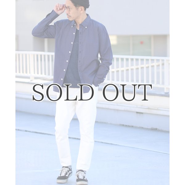 画像8: シャーリングボタンダウン長袖シャツ【MADE IN JAPAN】『日本製』/ Upscape Audience (8)