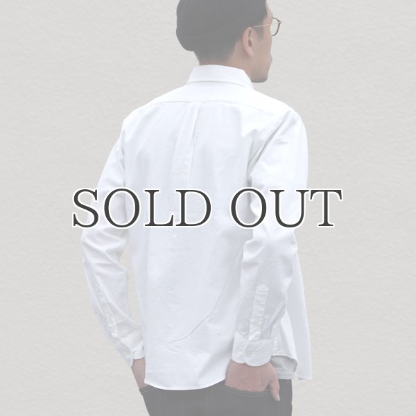 画像3: シャーリングボタンダウン長袖シャツ【MADE IN JAPAN】『日本製』/ Upscape Audience (3)