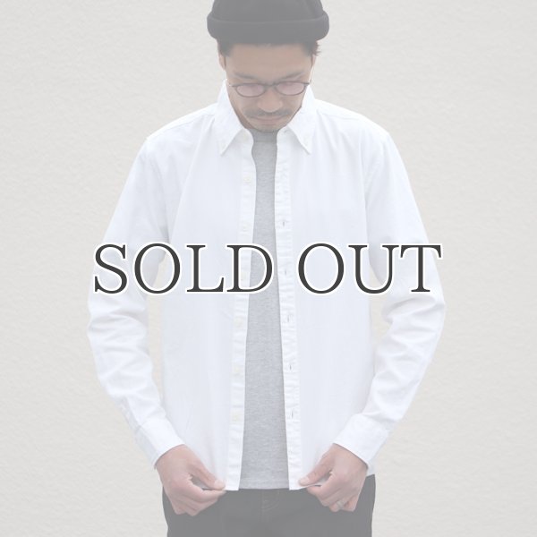 画像5: シャーリングボタンダウン長袖シャツ【MADE IN JAPAN】『日本製』/ Upscape Audience (5)