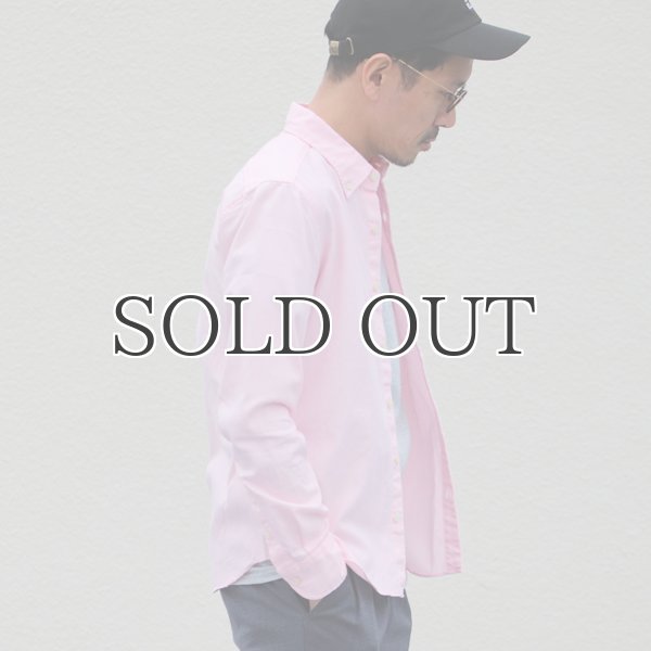 画像3: シャーリングボタンダウン長袖シャツ【MADE IN JAPAN】『日本製』/ Upscape Audience (3)