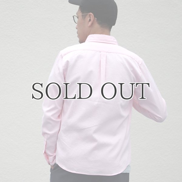 画像4: シャーリングボタンダウン長袖シャツ【MADE IN JAPAN】『日本製』/ Upscape Audience (4)