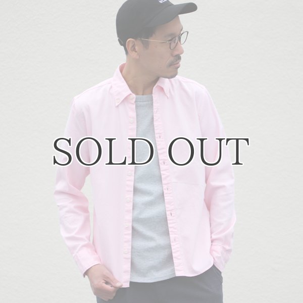 画像5: シャーリングボタンダウン長袖シャツ【MADE IN JAPAN】『日本製』/ Upscape Audience (5)