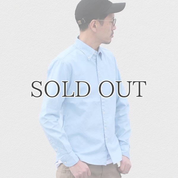 画像6: シャーリングボタンダウン長袖シャツ【MADE IN JAPAN】『日本製』/ Upscape Audience (6)