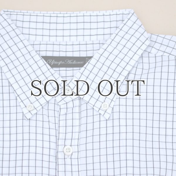 画像6: シャーリングボタンダウン長袖シャツ【MADE IN JAPAN】『日本製』/ Upscape Audience (6)