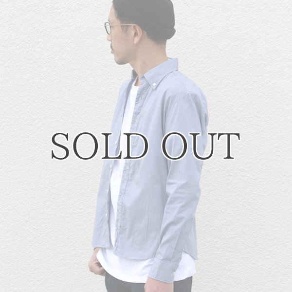 画像12: シャーリングボタンダウン長袖シャツ【MADE IN JAPAN】『日本製』/ Upscape Audience (12)