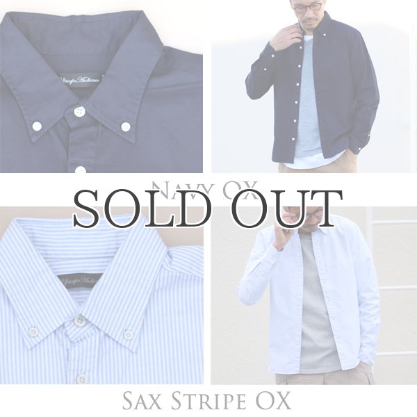 画像5: シャーリングボタンダウン長袖シャツ【MADE IN JAPAN】『日本製』/ Upscape Audience (5)