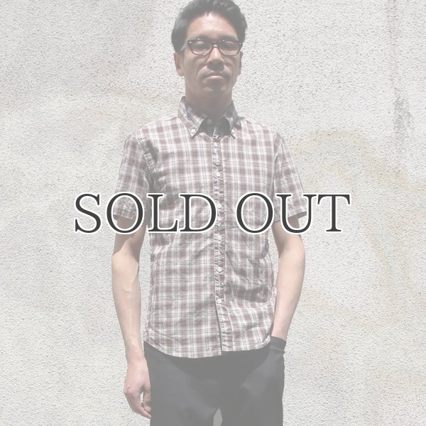 画像6: シャーリングボタンダウン半袖シャツ【MADE IN JAPAN】『日本製』/ Upscape Audience (6)