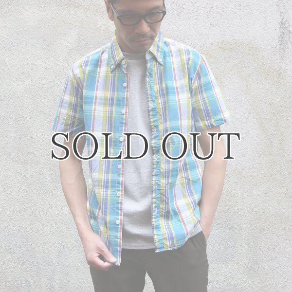 画像5: シャーリングボタンダウン半袖シャツ【MADE IN JAPAN】『日本製』/ Upscape Audience (5)