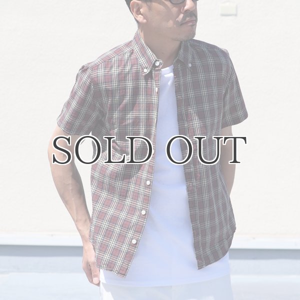 画像5: シャーリングボタンダウン半袖シャツ【MADE IN JAPAN】『日本製』/ Upscape Audience (5)