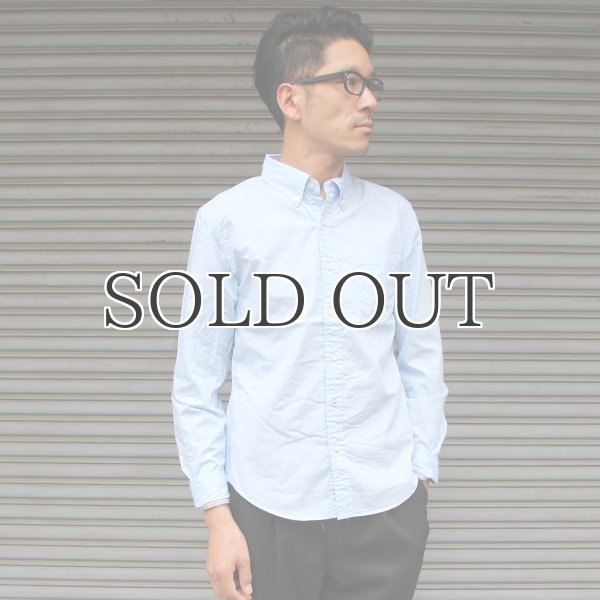 画像3: ブロードボタンダウンワンカラーボタン長袖シャツ【MADE IN JAPAN】『日本製』/ Upscape Audience (3)