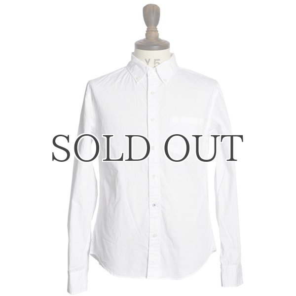 画像5: ブロードボタンダウンワンカラーボタン長袖シャツ【MADE IN JAPAN】『日本製』/ Upscape Audience (5)