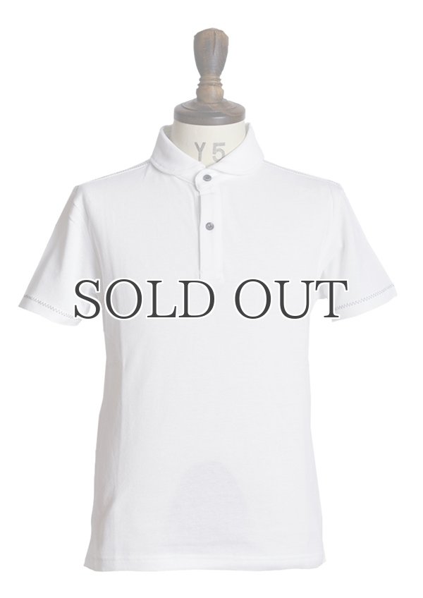 画像13: リサイカラー鹿の子ショールカラー半袖ポロシャツ【MADE IN JAPAN】『日本製』/ Upscape Audience (13)