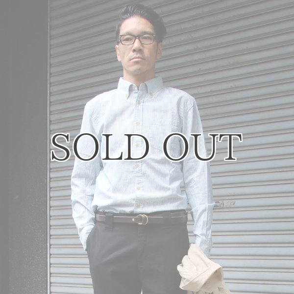 画像4: 綿麻ソフトダンガリーボタンダウン長袖シャツ【MADE IN JAPAN】『日本製』/ Upscape Audience (4)