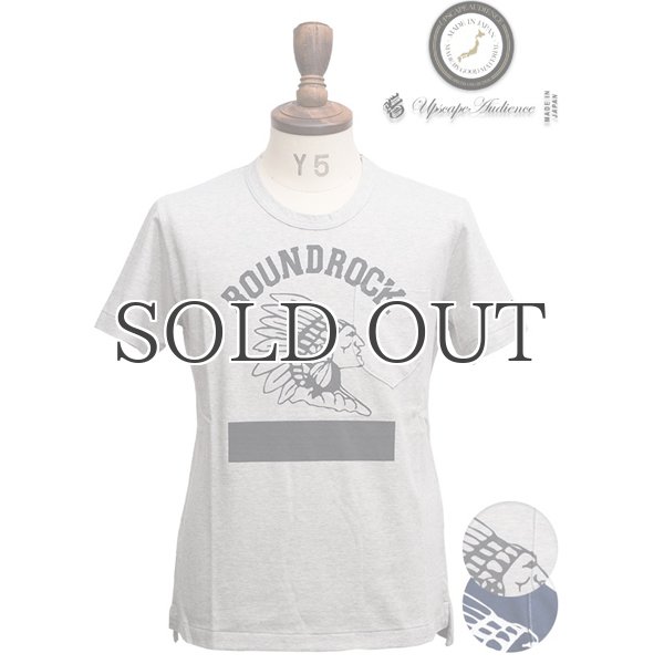 画像4: ラフィー天竺"ROUND ROCK"クルーネックポケット付きカットソー【MADE IN JAPAN】 / Upscape Audience (4)