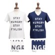 画像13: 【RE PRICE/価格改定】 ラフィー天竺"STAY HUNGRAY"Vネックポケット付きカットソー【MADE IN JAPAN】 / Upscape Audience (13)