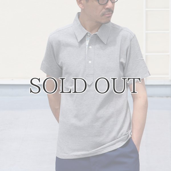 画像6: 鹿の子フラワープリント半袖ポロシャツ【MADE IN JAPAN】『日本製』/ Upscape Audience (6)