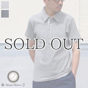 画像: 鹿の子フラワープリント半袖ポロシャツ【MADE IN JAPAN】『日本製』/ Upscape Audience