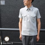 画像: 【RE PRICE / 価格改定】鹿の子ミリタリー半袖ポロシャツ【MADE IN JAPAN】『日本製』/ Upscape Audience
