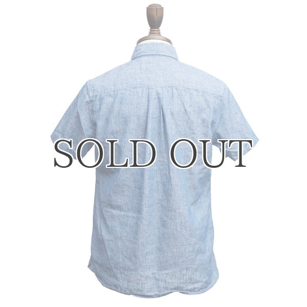 画像7: Coolmax(クールマックス)綿麻比翼ボタンダウンカラー半袖シャツ / Audience (7)