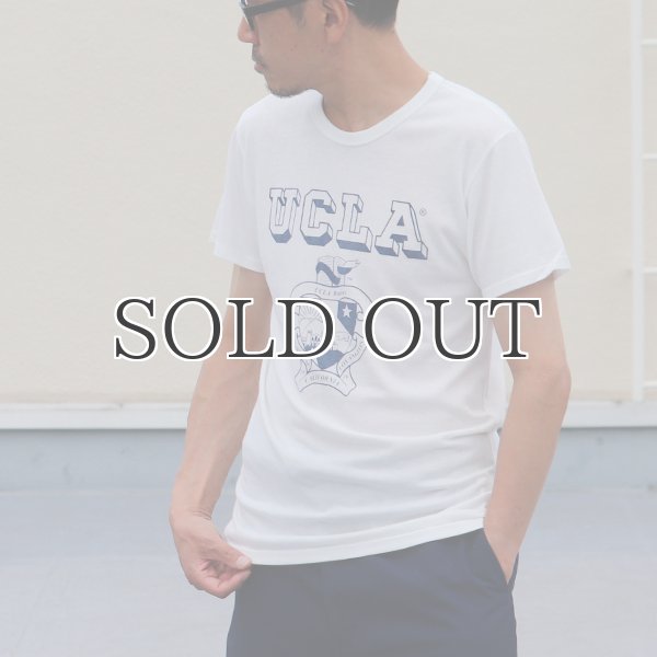 画像5: UCLA"UCLA"エンブレム三素材混カレッジプリント半袖クルーネックTシャツ / Audience (5)