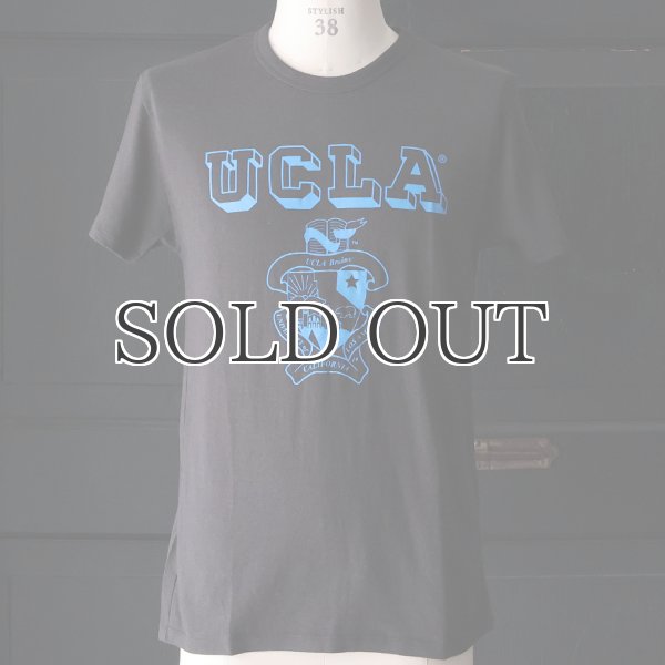 画像2: UCLA"UCLA"エンブレム三素材混カレッジプリント半袖クルーネックTシャツ / Audience (2)