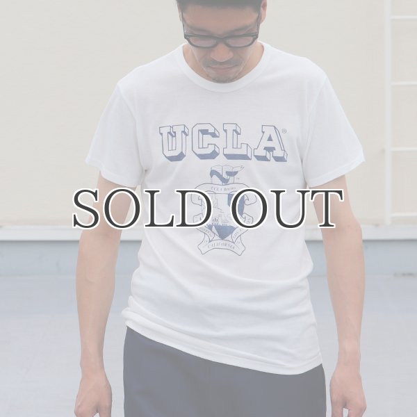 画像6: UCLA"UCLA"エンブレム三素材混カレッジプリント半袖クルーネックTシャツ / Audience (6)