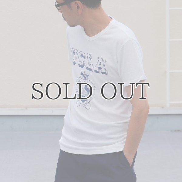 画像8: UCLA"UCLA"エンブレム三素材混カレッジプリント半袖クルーネックTシャツ / Audience (8)