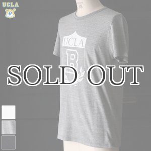 画像: UCLA"UCLA B"エンブレム三素材混カレッジプリント半袖クルーネックTシャツ / Audience
