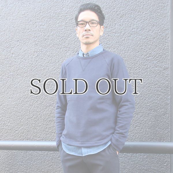 画像10: エアー裏毛クルーネック長袖ガゼットスウェット【MADE IN JAPAN】『日本製』/ Upscape Audience (10)