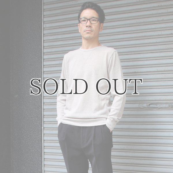 画像7: 9Gスパンニットソークルーネック長袖ガゼットスウェット【MADE IN JAPAN】『日本製』/ Upscape Audience (7)