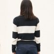 画像4: French Linen（フランスリネン）鹿の子太ボーダークルーネック長袖ニット [Lady's]【MADE IN JAPAN】『日本製』/ Audience (4)