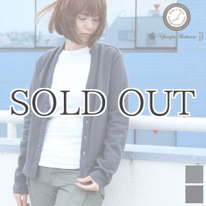 画像: JPSダブルニットVネックバンドカラーカーディガン [Lady's] 【MADE IN JAPAN】『日本製』/ Upscape Audience