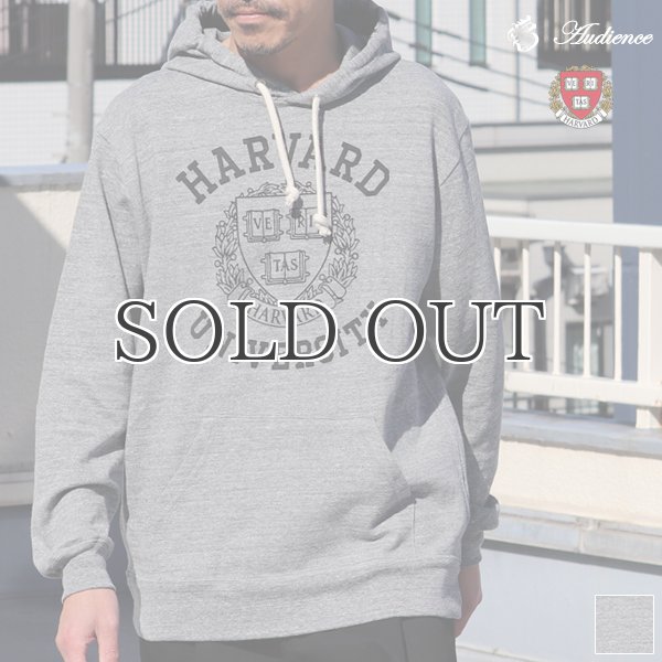 画像1: 【RE PRICE / 価格改定】HARVARD"HARVARD EMBLEM UNIVERSITY"フーデッドライトパーカー / Audience (1)