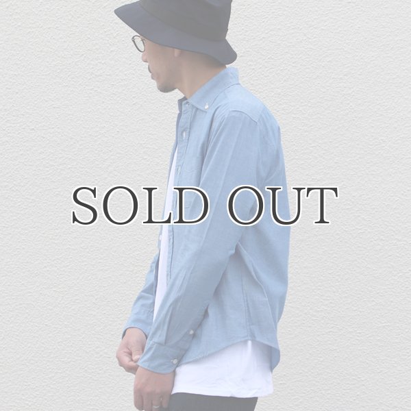 画像3: ワイドスプレッドボタンダウン長袖シャツ【MADE IN JAPAN】『日本製』/ Upscape Audience (3)