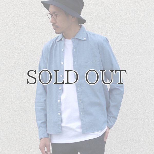 画像5: ワイドスプレッドボタンダウン長袖シャツ【MADE IN JAPAN】『日本製』/ Upscape Audience (5)