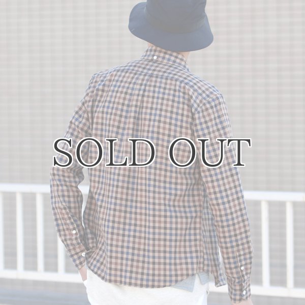 画像4: ワイドスプレッドボタンダウン長袖シャツ【MADE IN JAPAN】『日本製』/ Upscape Audience (4)