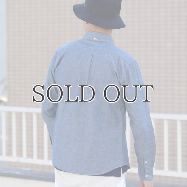 画像4: ワイドスプレッドボタンダウン長袖シャツ【MADE IN JAPAN】『日本製』/ Upscape Audience (4)