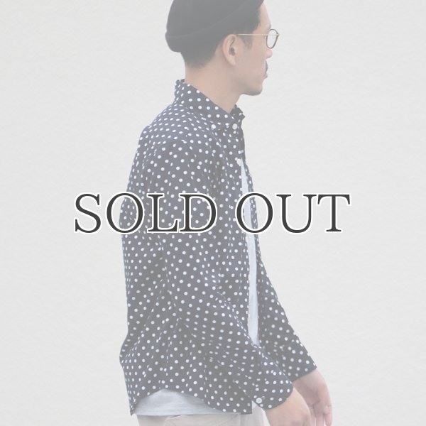 画像3: ワイドスプレッドボタンダウン長袖シャツ【MADE IN JAPAN】『日本製』/ Upscape Audience (3)