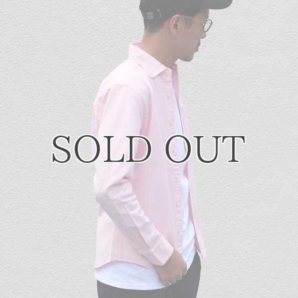 画像3: ワイドスプレッドボタンダウン長袖シャツ【MADE IN JAPAN】『日本製』/ Upscape Audience (3)