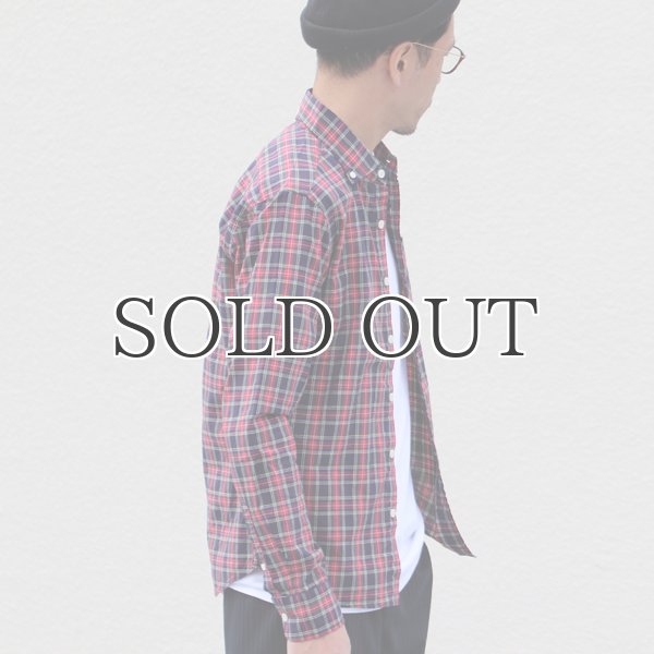 画像3: ワイドスプレッドボタンダウン長袖シャツ【MADE IN JAPAN】『日本製』/ Upscape Audience (3)