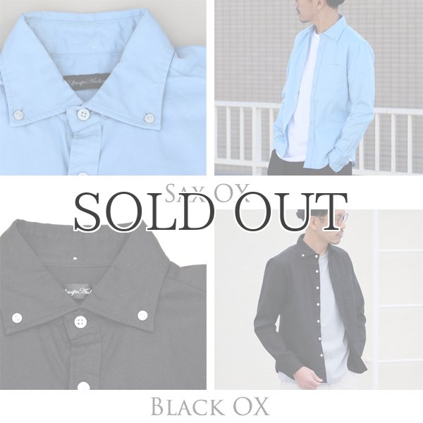 画像3: ワイドスプレッドボタンダウン長袖シャツ【MADE IN JAPAN】『日本製』/ Upscape Audience (3)